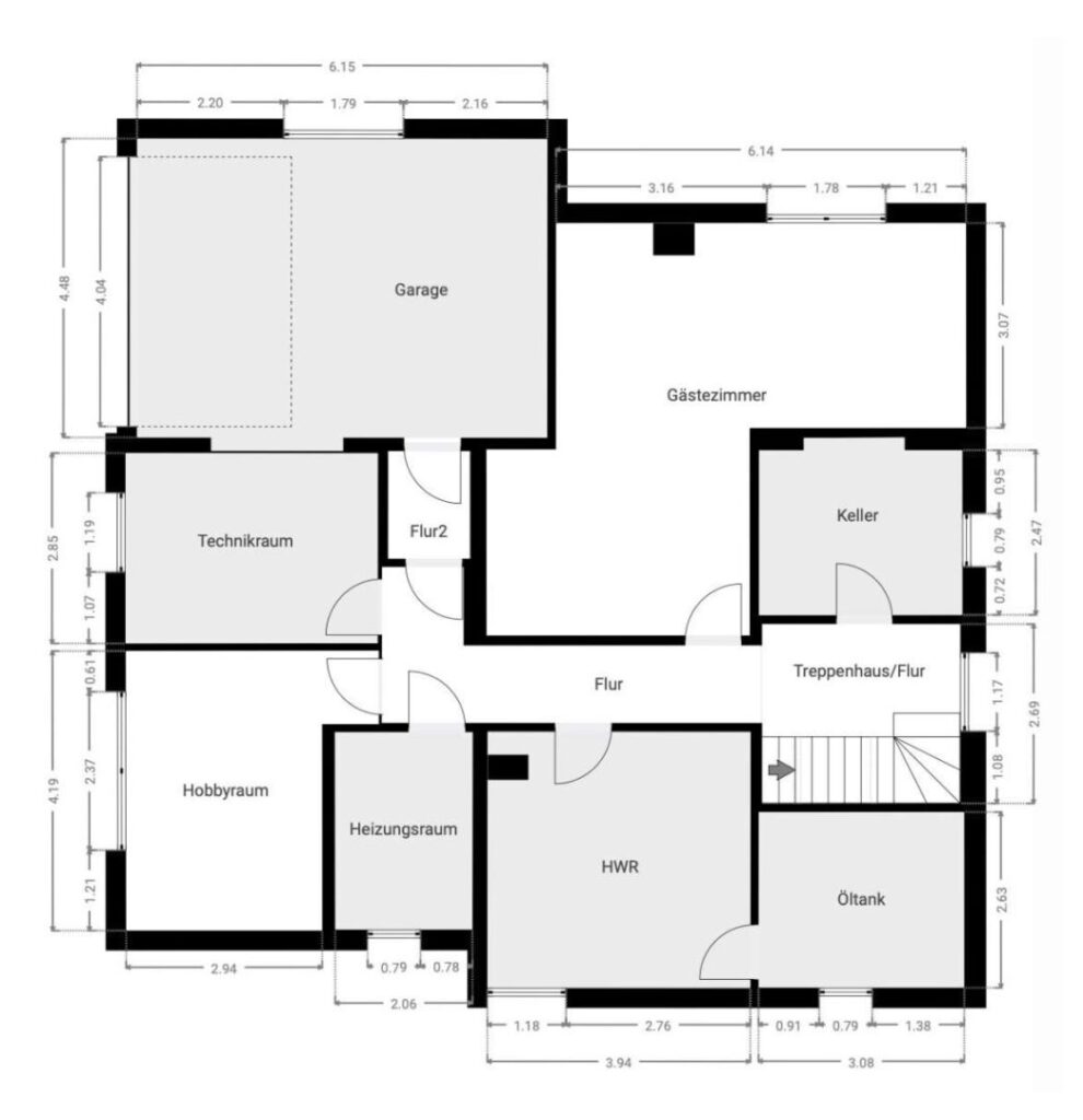 Grundriss Kellergeschoss